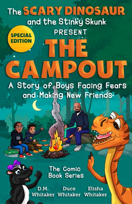 Scary Dinosaur and Stinky Skunk: The Campout Comic